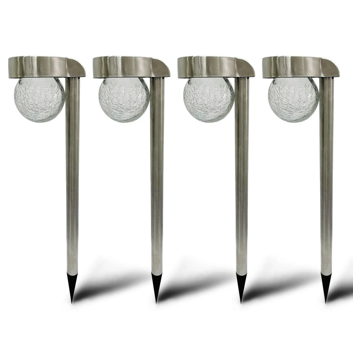 Hanging Crackle Ball Solar Pathway Light, Set of 4 ShopFGI