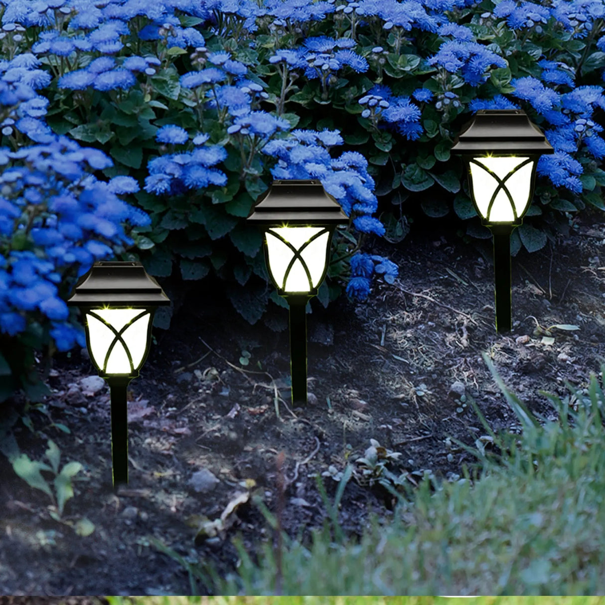 Collin Solar Pathway Lights, Set of 4 ShopFGI