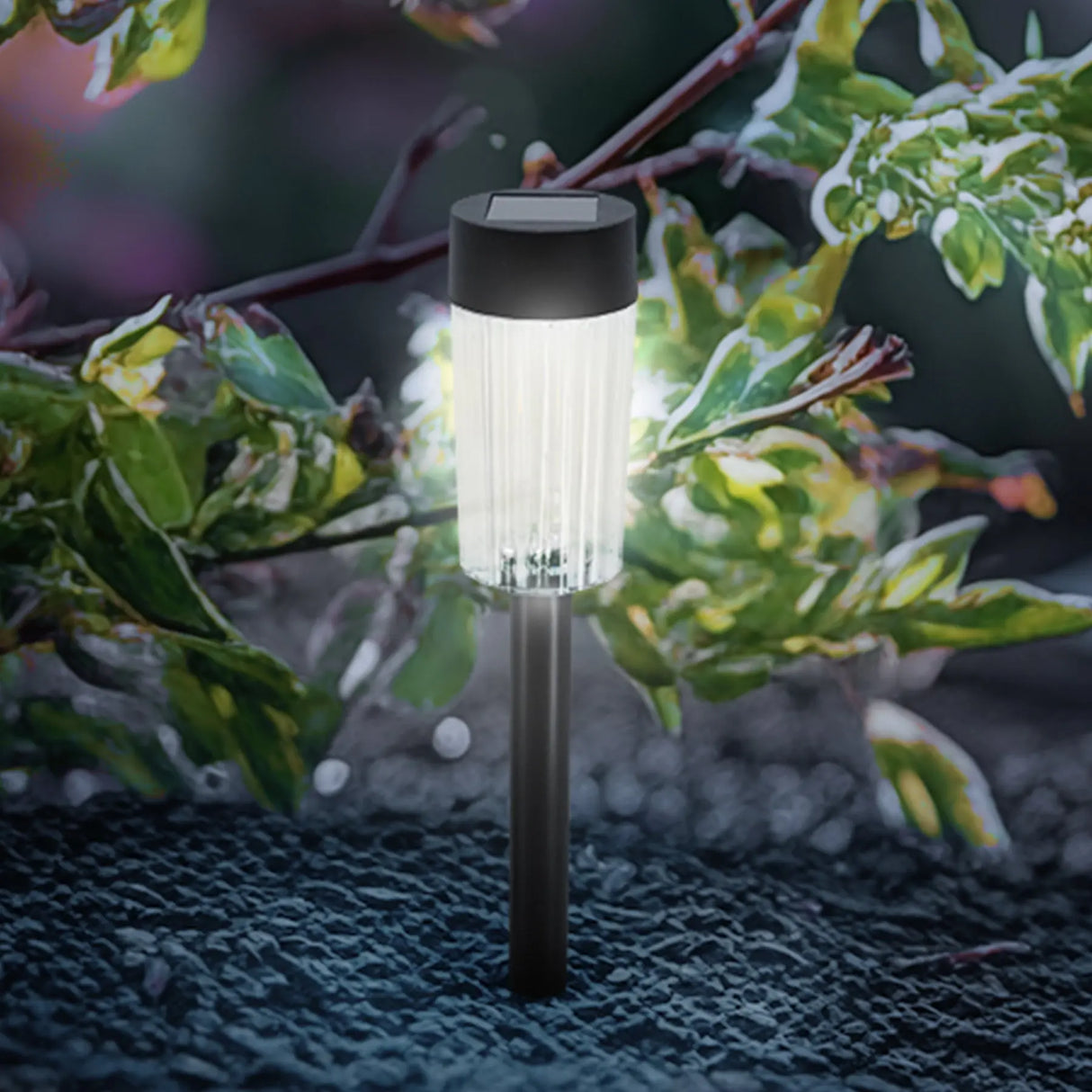 Harley Solar Pathway Lights (Black) Crosslight