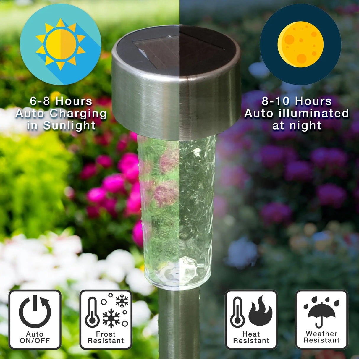 Solar Pathway Lights (Steel) ShopFGI
