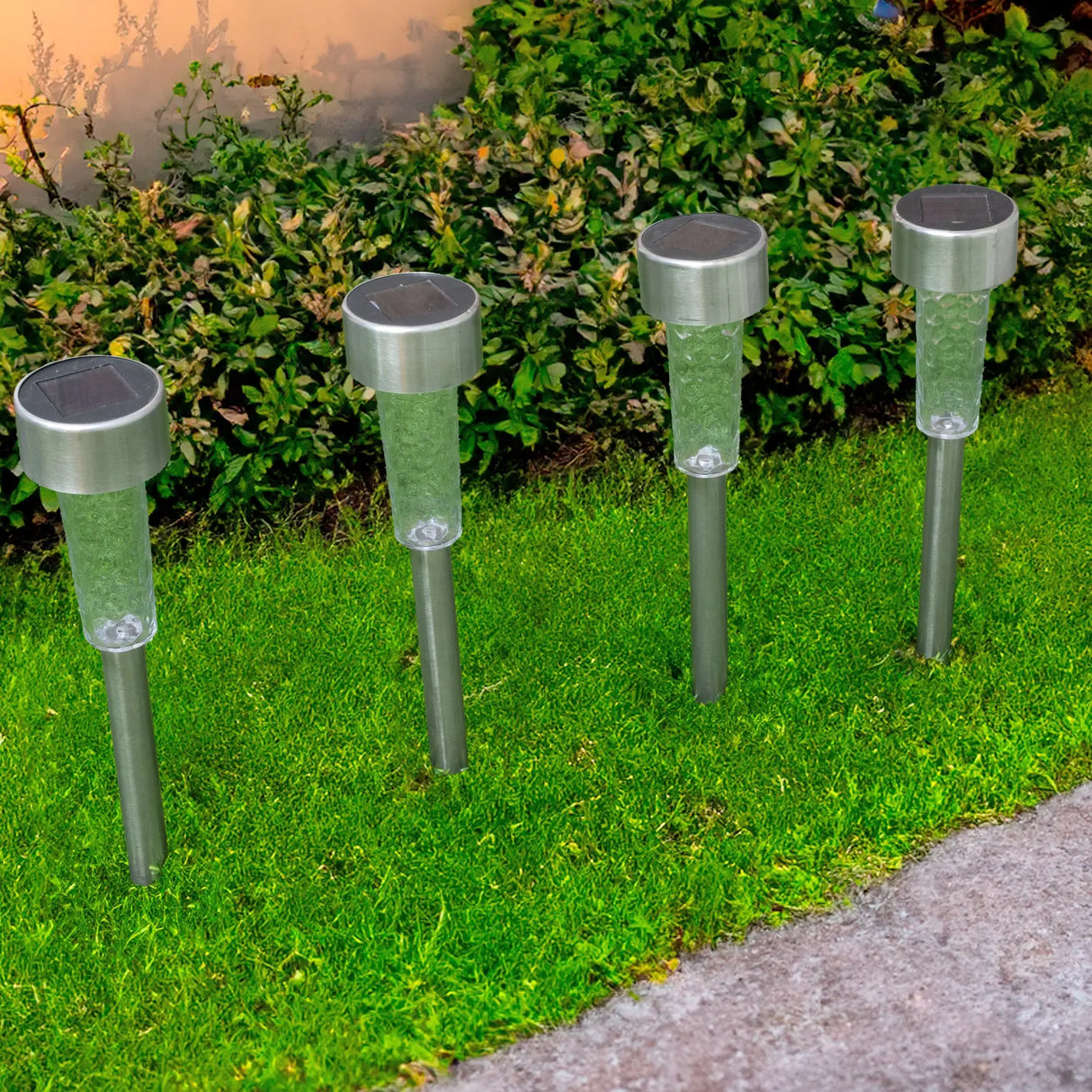 Solar Pathway Lights (Steel) ShopFGI