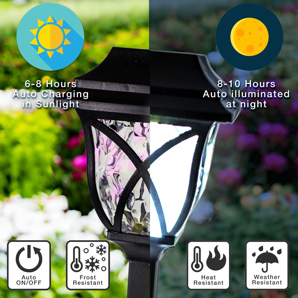 Collin Solar Pathway Lights, Set of 4 ShopFGI