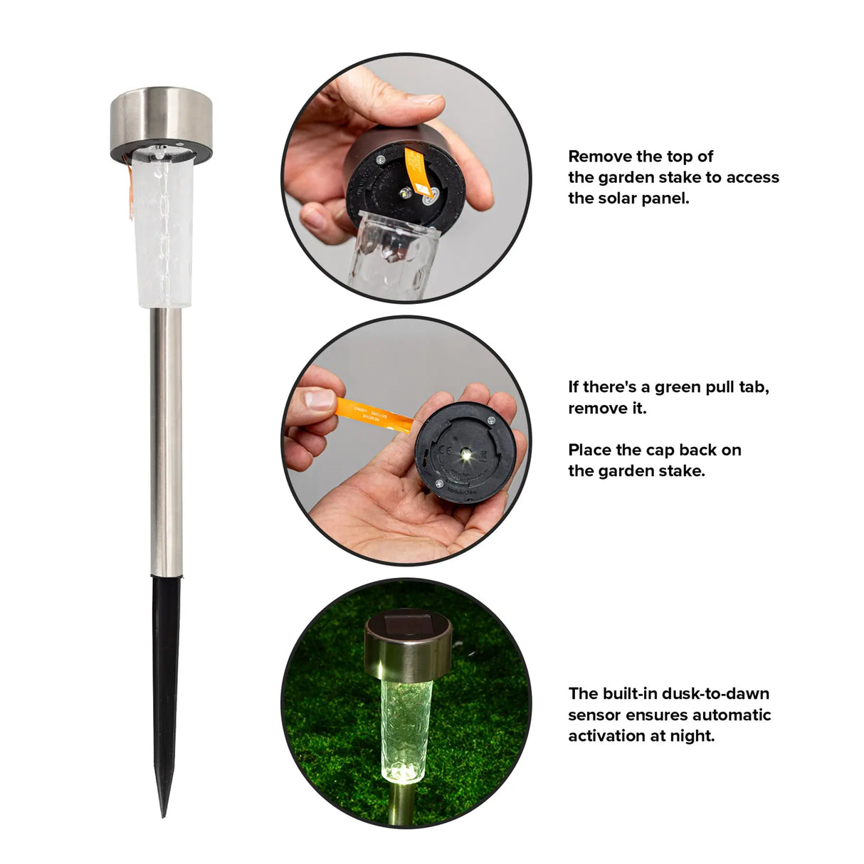 Solar Pathway Lights (Steel) ShopFGI