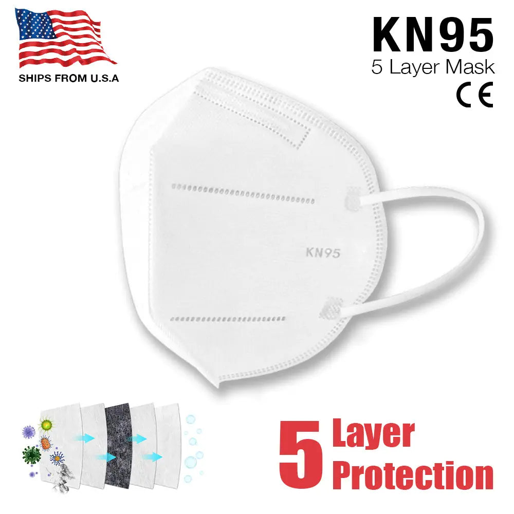 KN95 5-Layer Folding Face Mask ppeshopusa