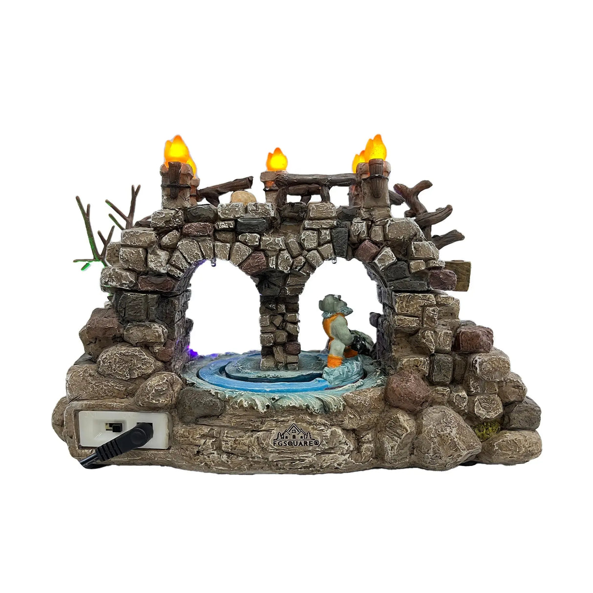 Animated Bridge Troll fgsquarevillage