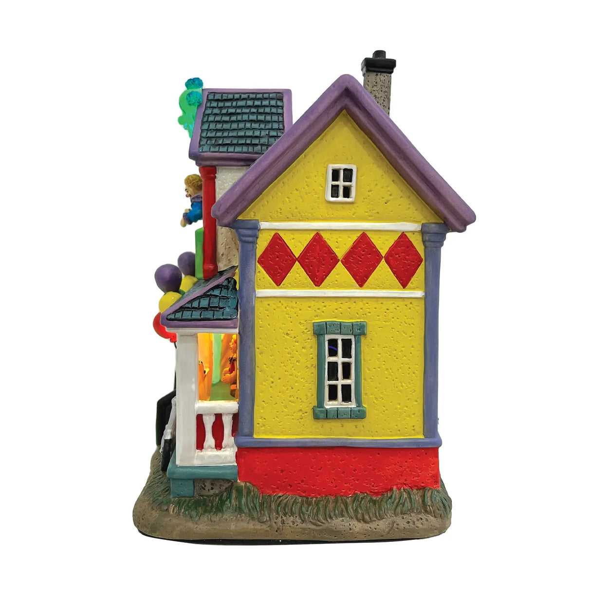 LED Clown Porcelain  House fgsquarevillage