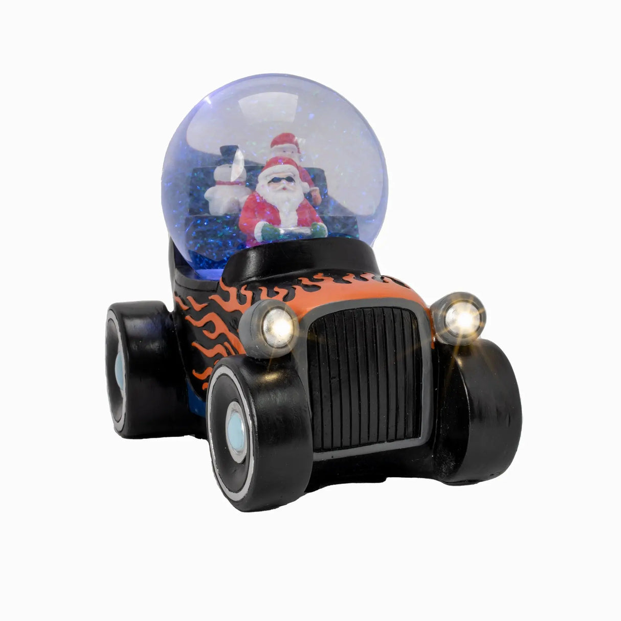 Santa's Hot-Rod Globe fgsquarevillage