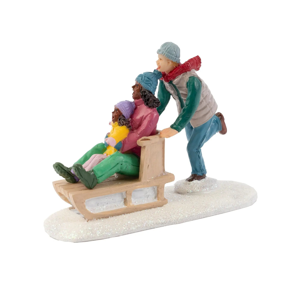 Family Sledding fgsquarevillage