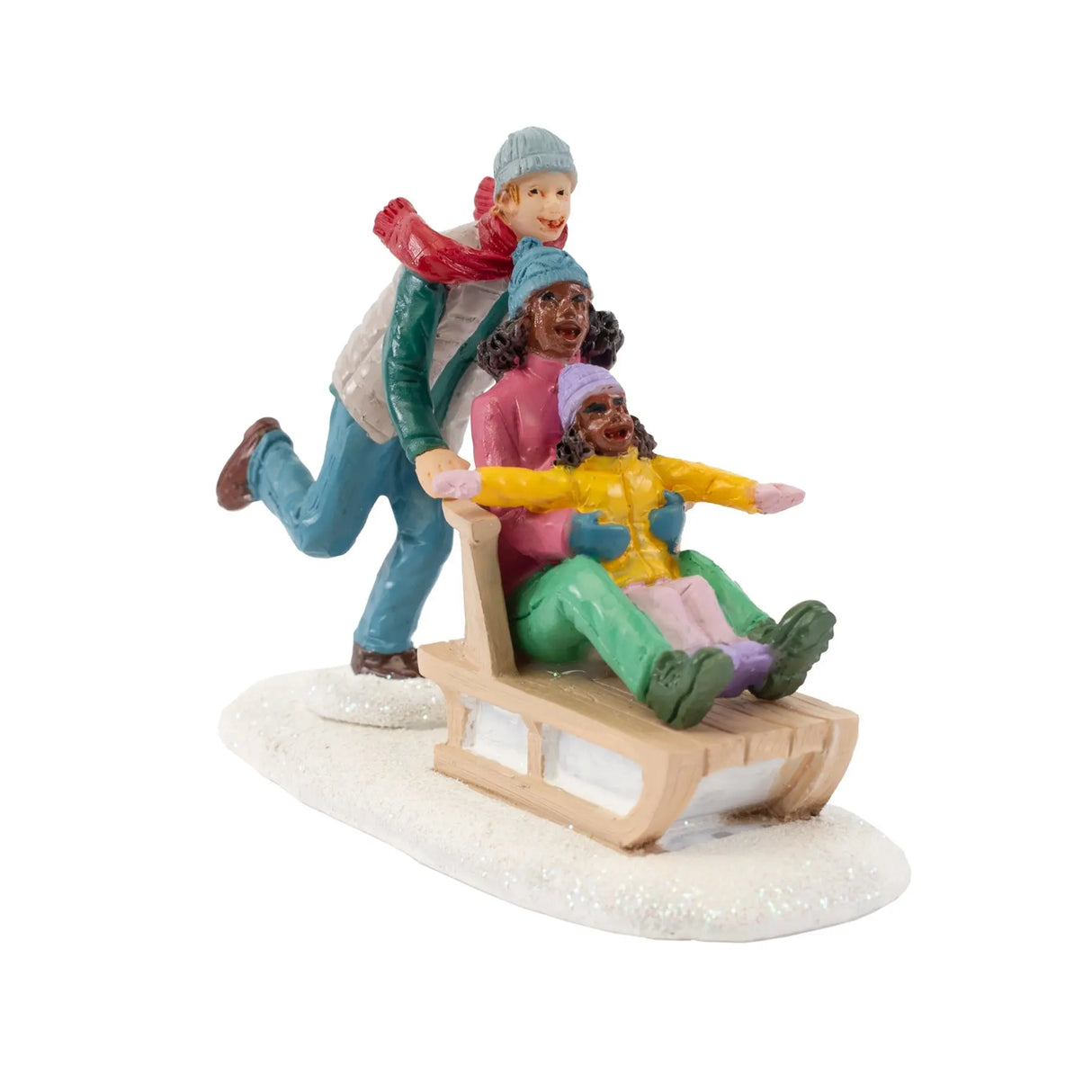 Family Sledding fgsquarevillage