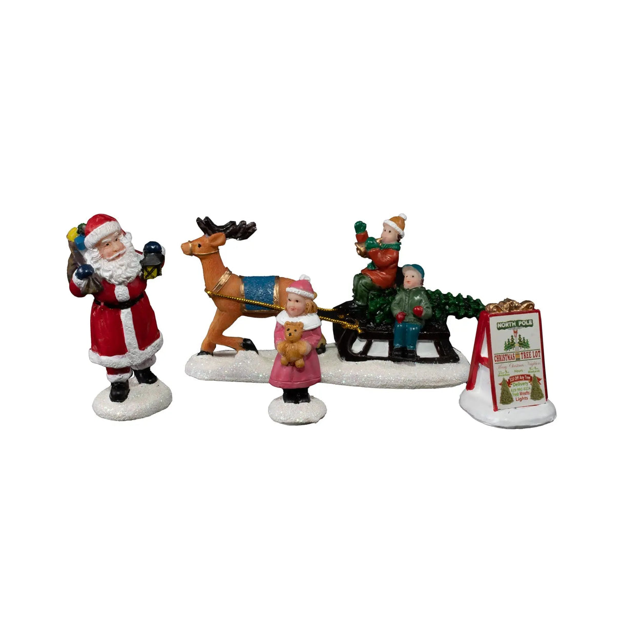 North Pole Tree Lot - 4 Piece fgsquarevillage