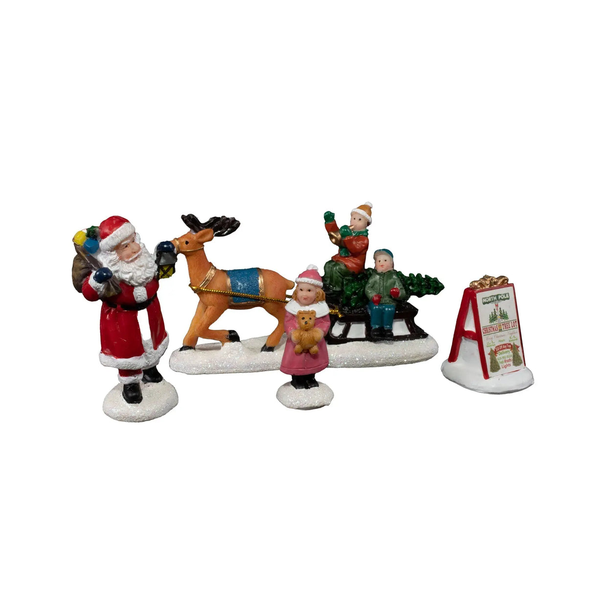 North Pole Tree Lot - 4 Piece fgsquarevillage