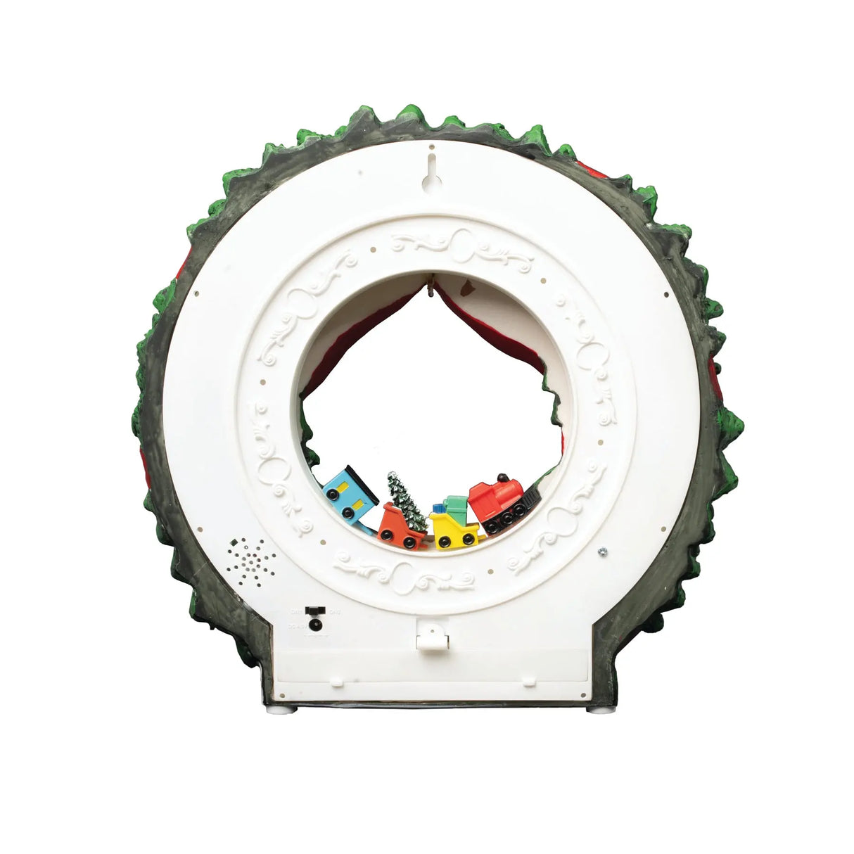 FG Square Animated Wreath - Christmas Village Accessory ShopFGI