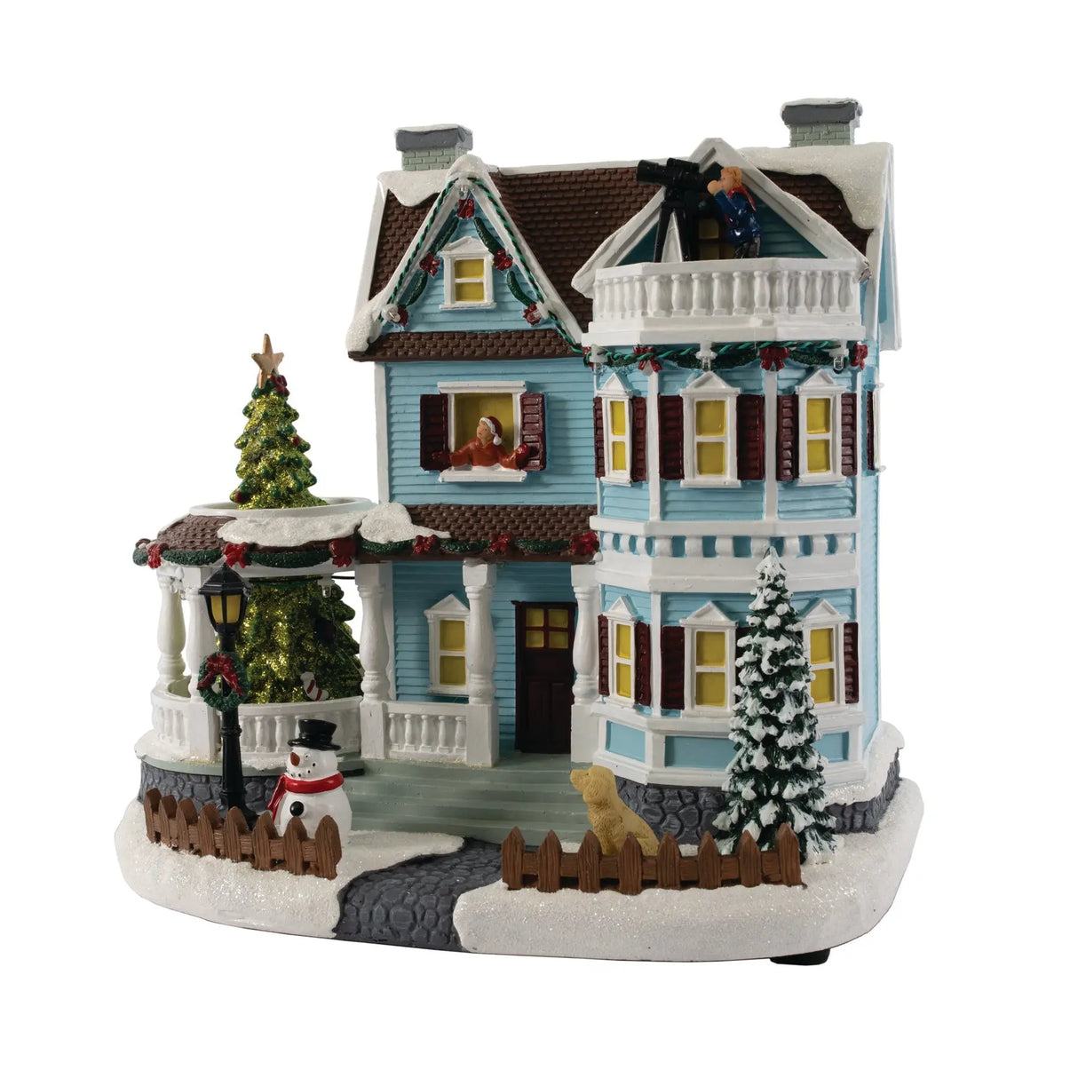 Blue Christmas House fgsquarevillage