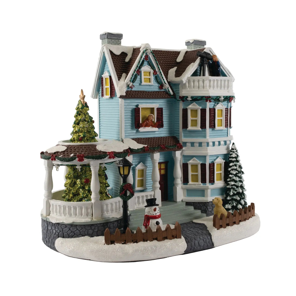 Blue Christmas House fgsquarevillage