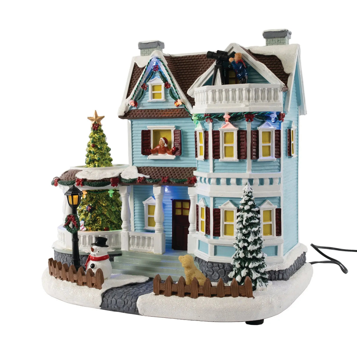Blue Christmas House fgsquarevillage