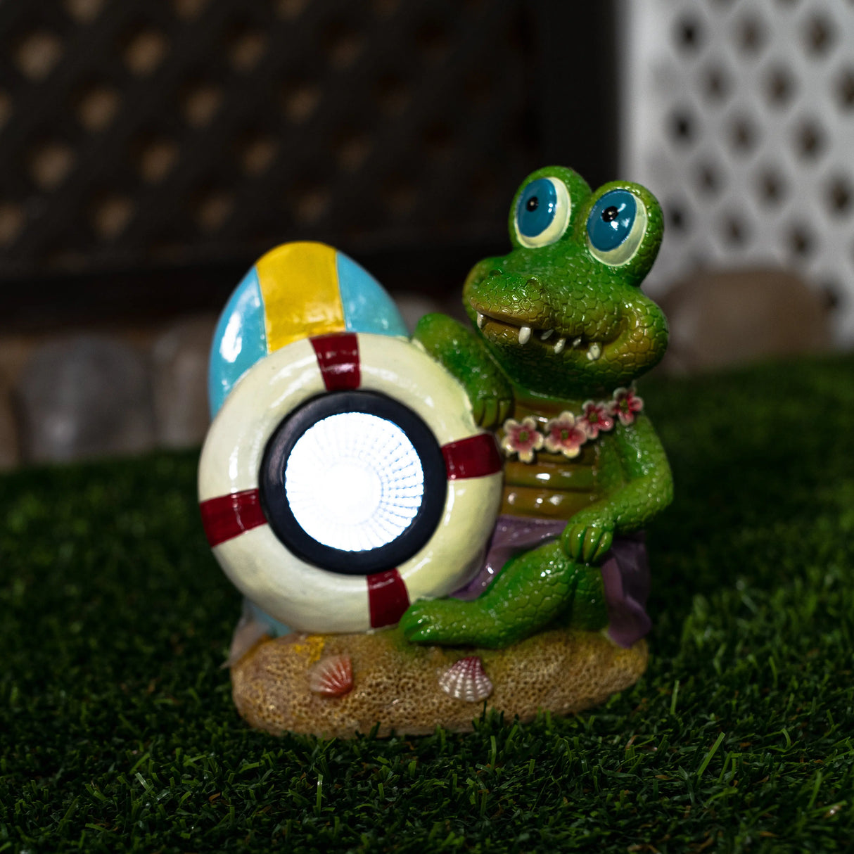 Solar Crocodile Accent Light (Buoy) ShopFGI