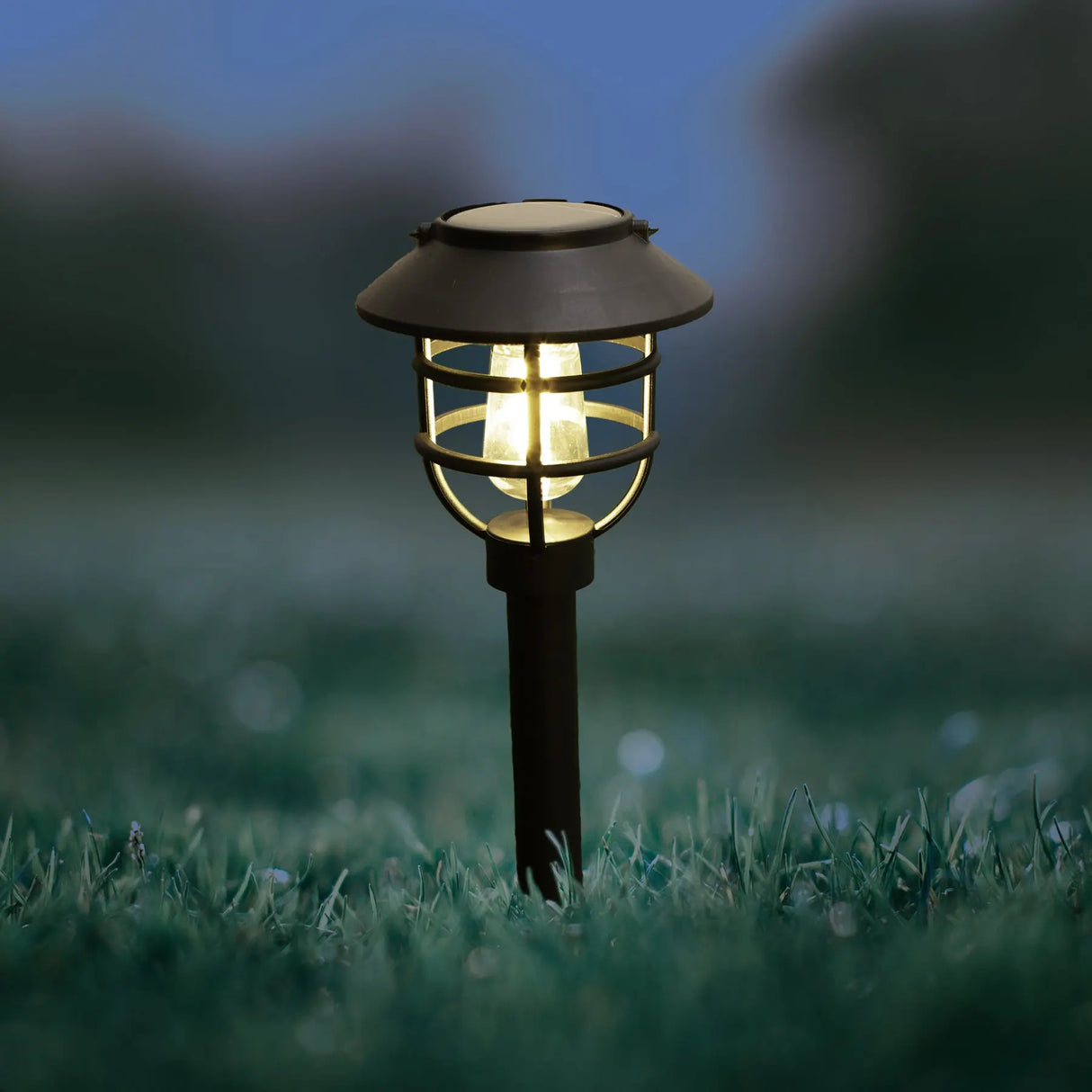2-In-1 Solar Stake & Hanging Light, Set of 4 Crosslight