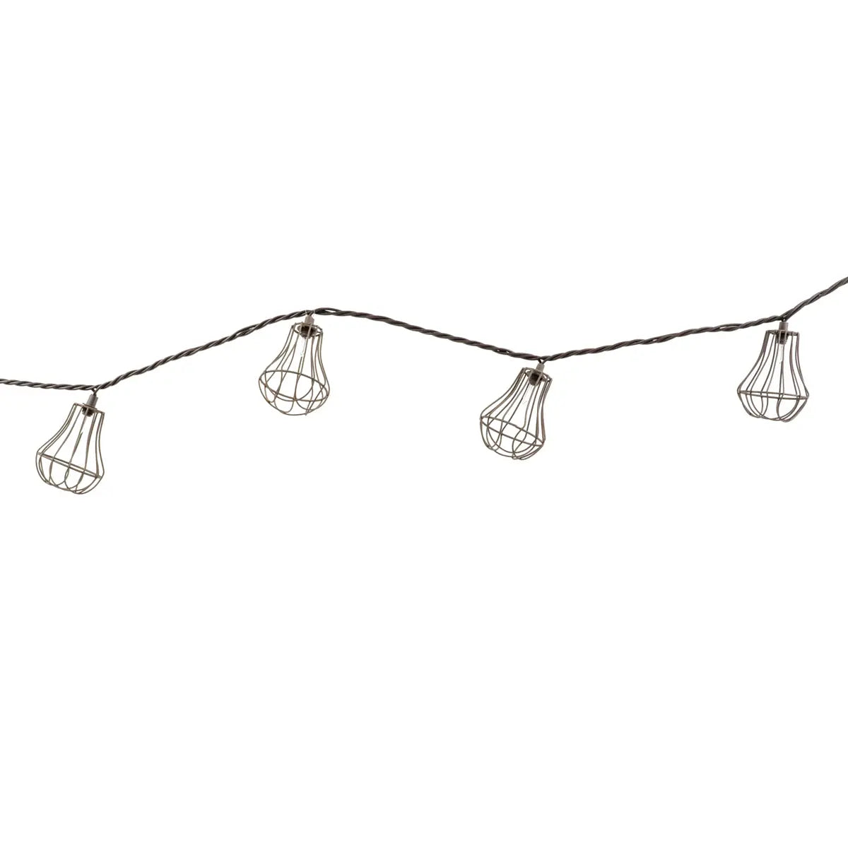 Solar Metal Cage String Lights Crosslight