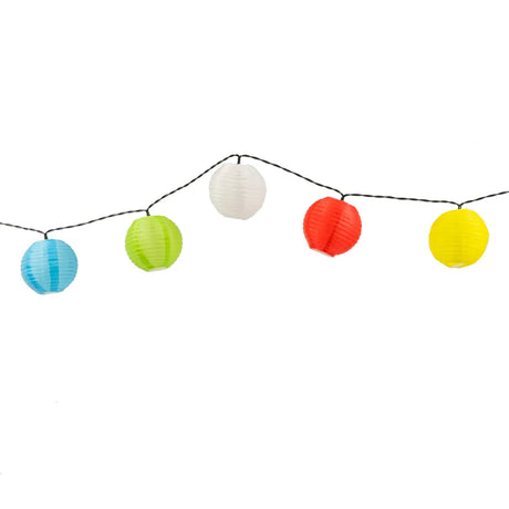 Solar Paper Lantern String Light Crosslight