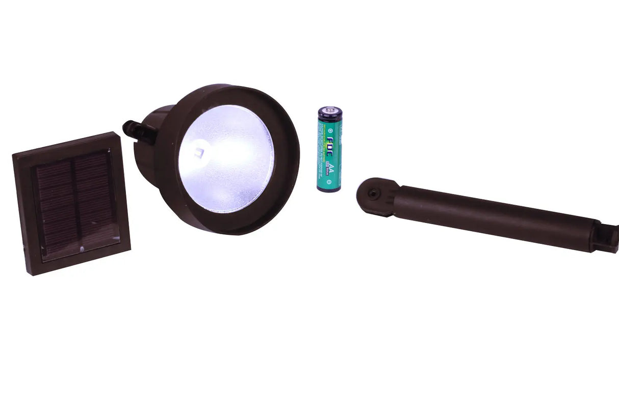 Solar Spotlight, Set of 1 (Black) ShopFGI