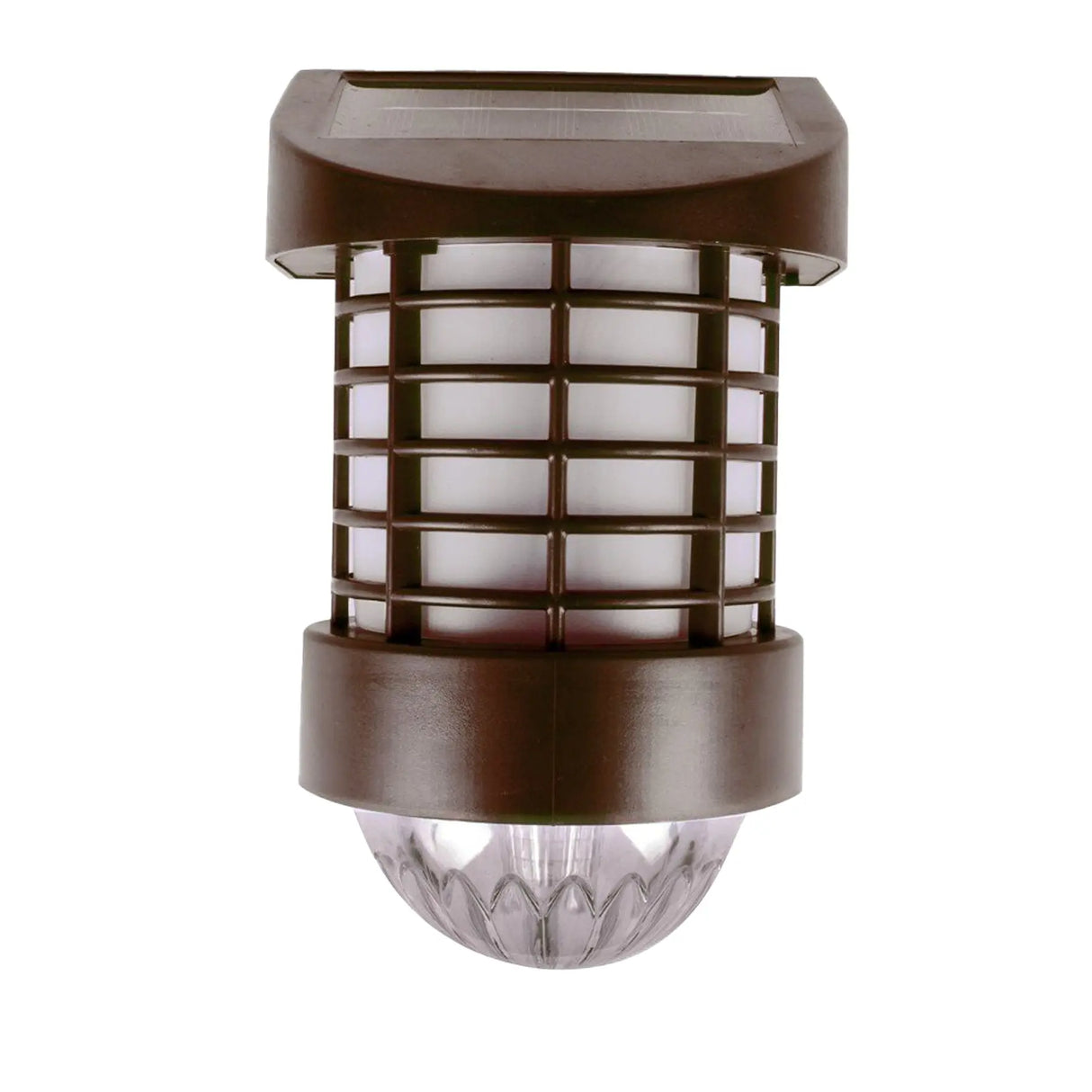Fence Post Solar Light, Set of 4 (Brown) ShopFGI
