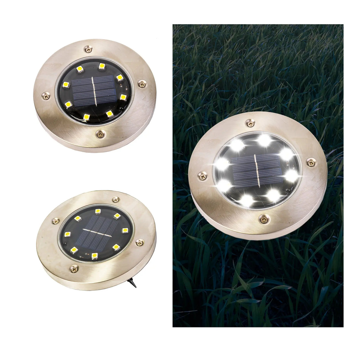 Disk Solar Pathway Light, Set of 2 ShopFGI