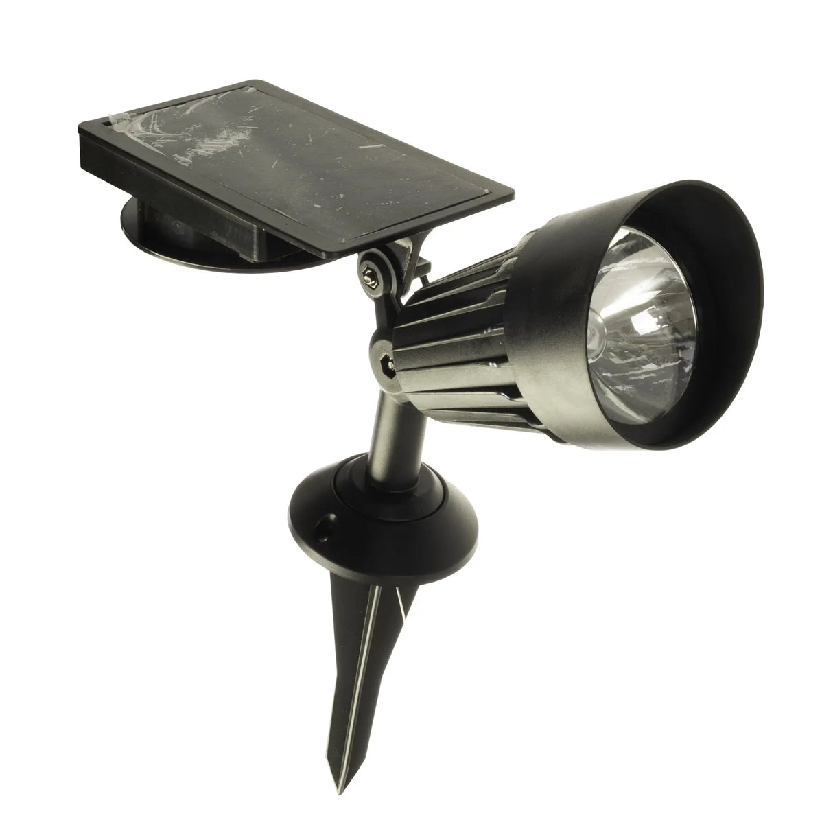 Outdoor Solar Spotlight 50 Lumens, Set of 1 (Black) Crosslight
