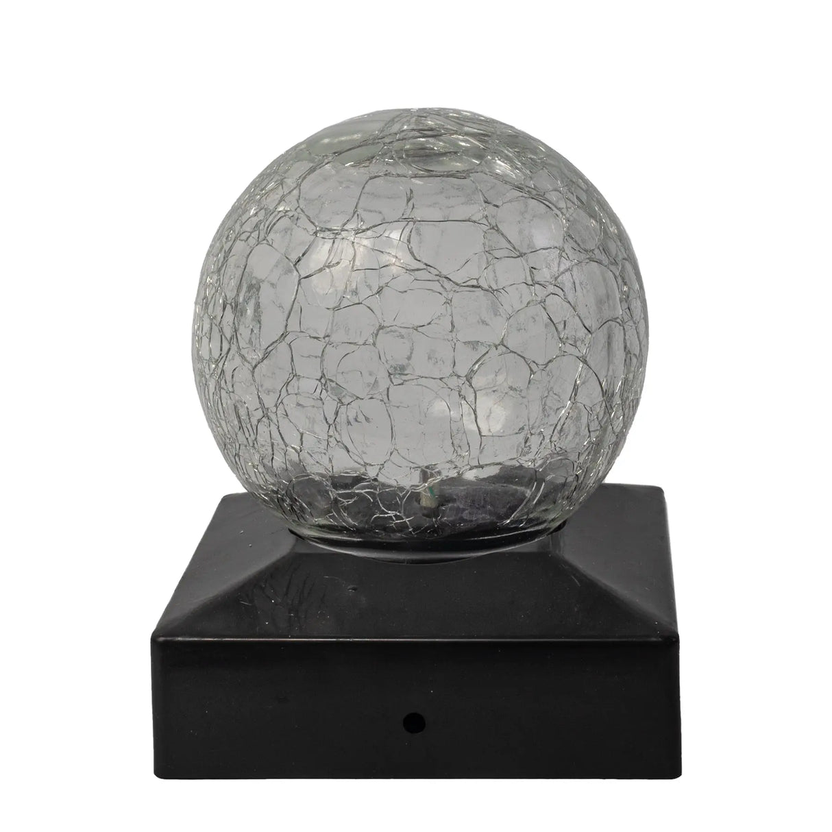 Crackle Ball Solar Post Cap, Set of 2 ShopFGI