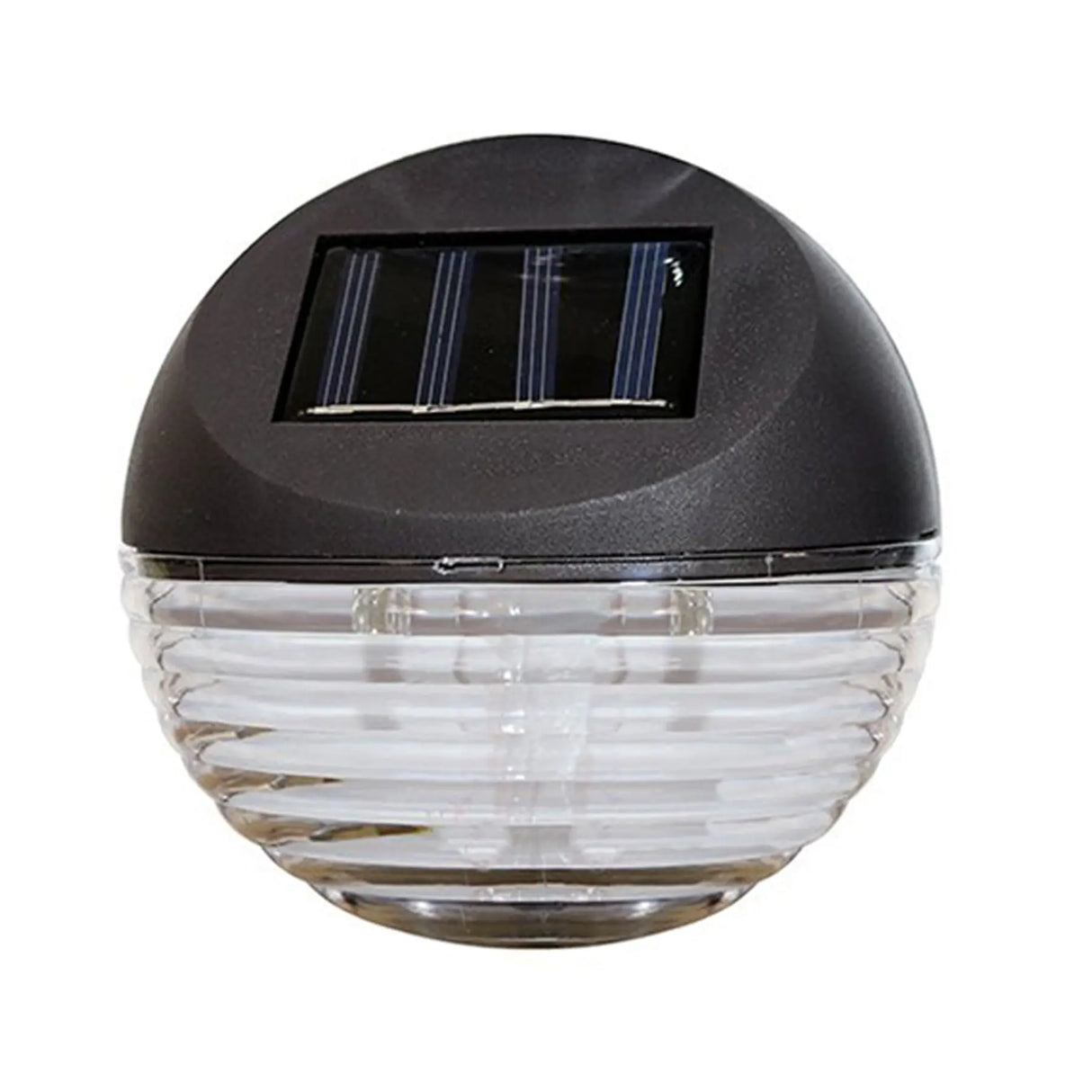 Solar Circular Deck Light, Set of 4 (Black) ShopFGI