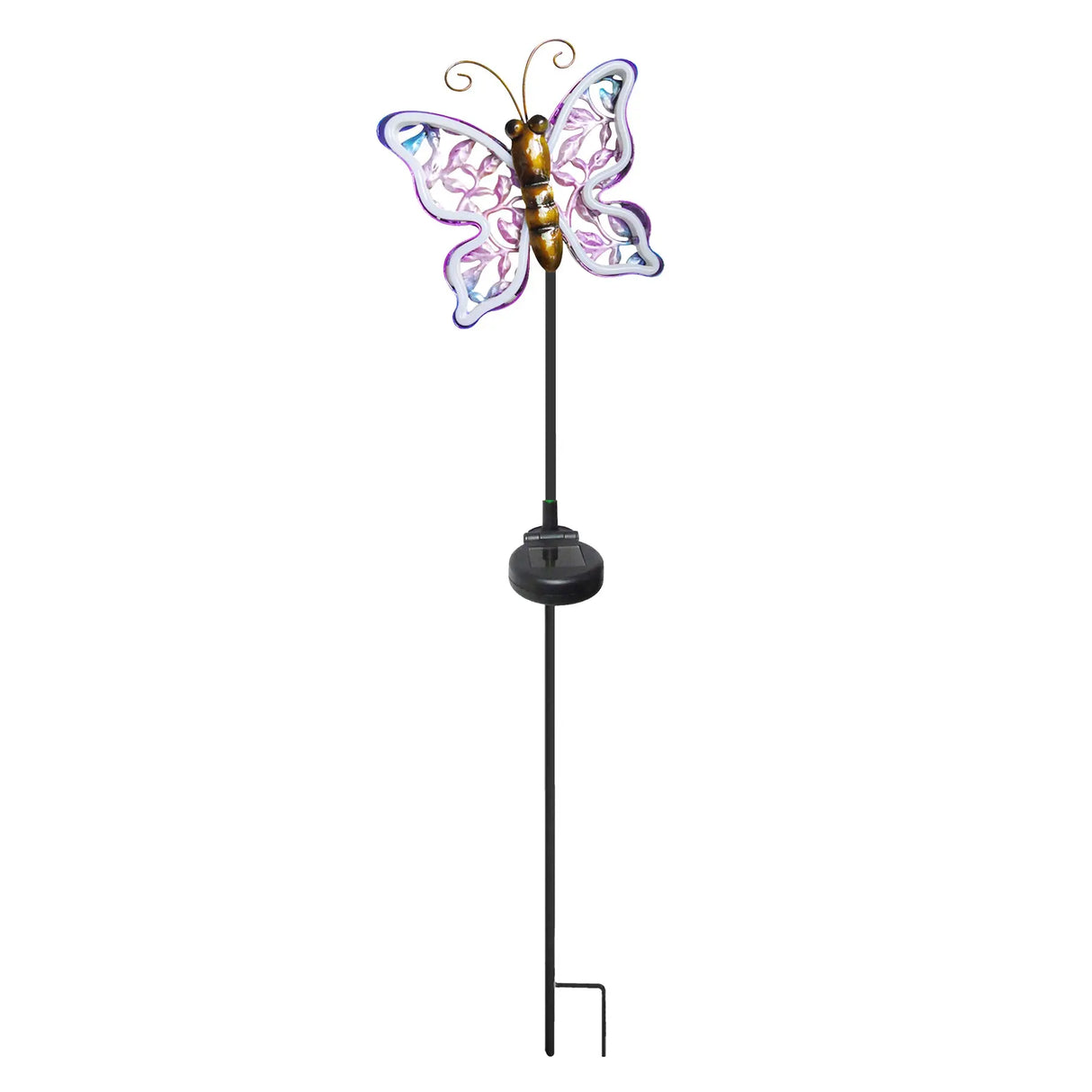 Neon Butterfly Solar Stake Light ShopFGI