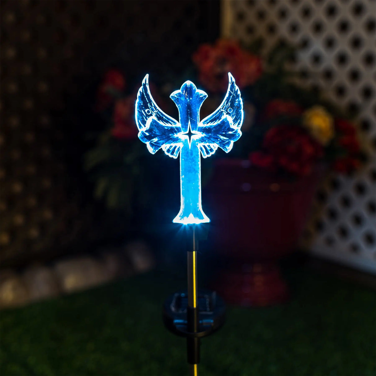 Cross Garden Stake Solar Light, Set of 1 ShopFGI