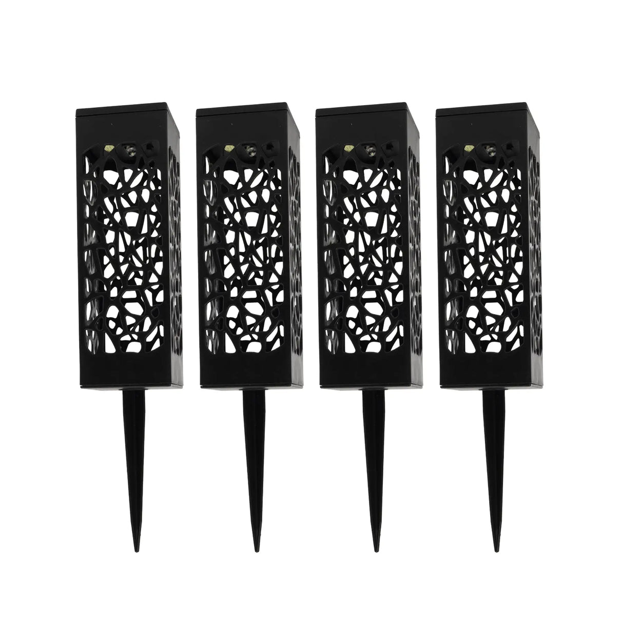 Solar Plastic Rectangular Light, Set of 4 ShopFGI