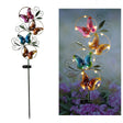 Metal Butterfly Solar Garden Stake Crosslight