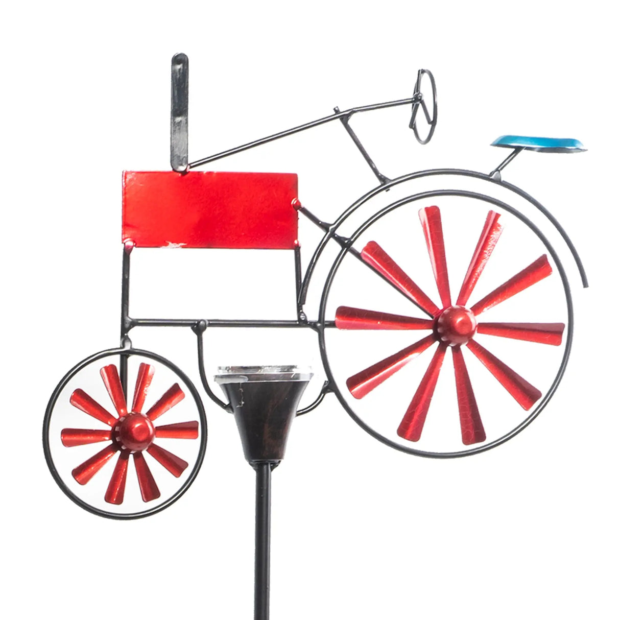 Tractor and Bike Solar Garden Stake ShopFGI