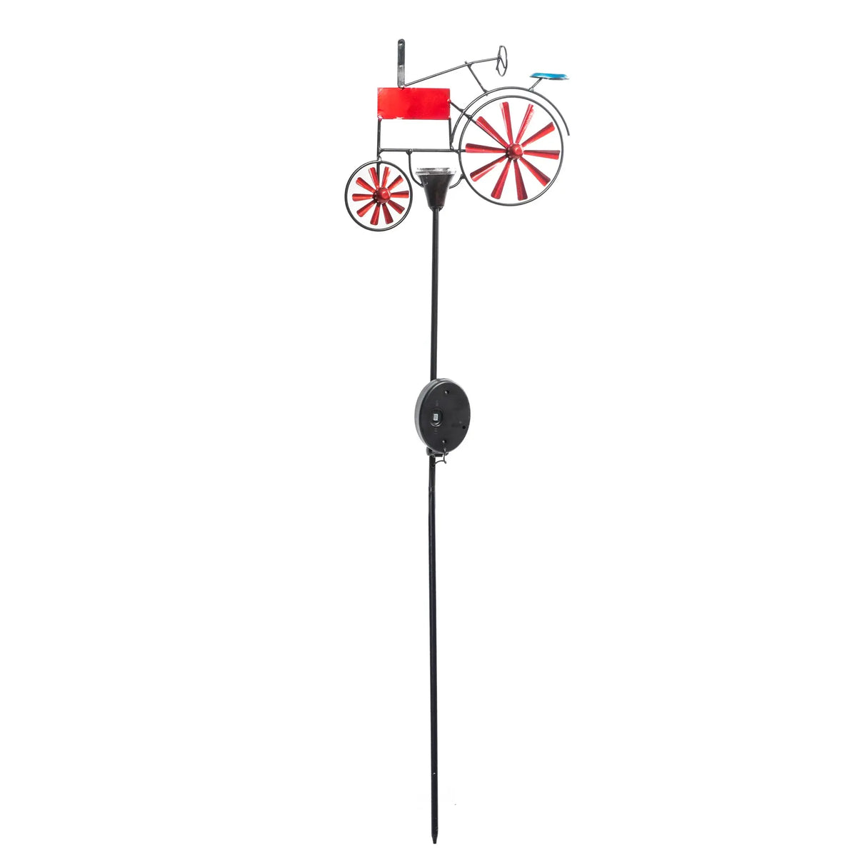 Tractor and Bike Solar Garden Stake ShopFGI