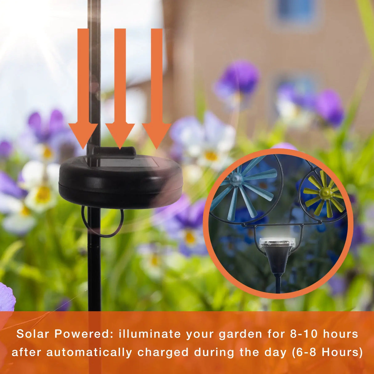 Tractor and Bike Solar Garden Stake ShopFGI