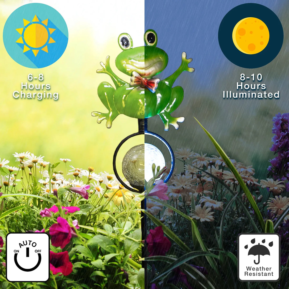 Frog Solar Garden Stake ShopFGI