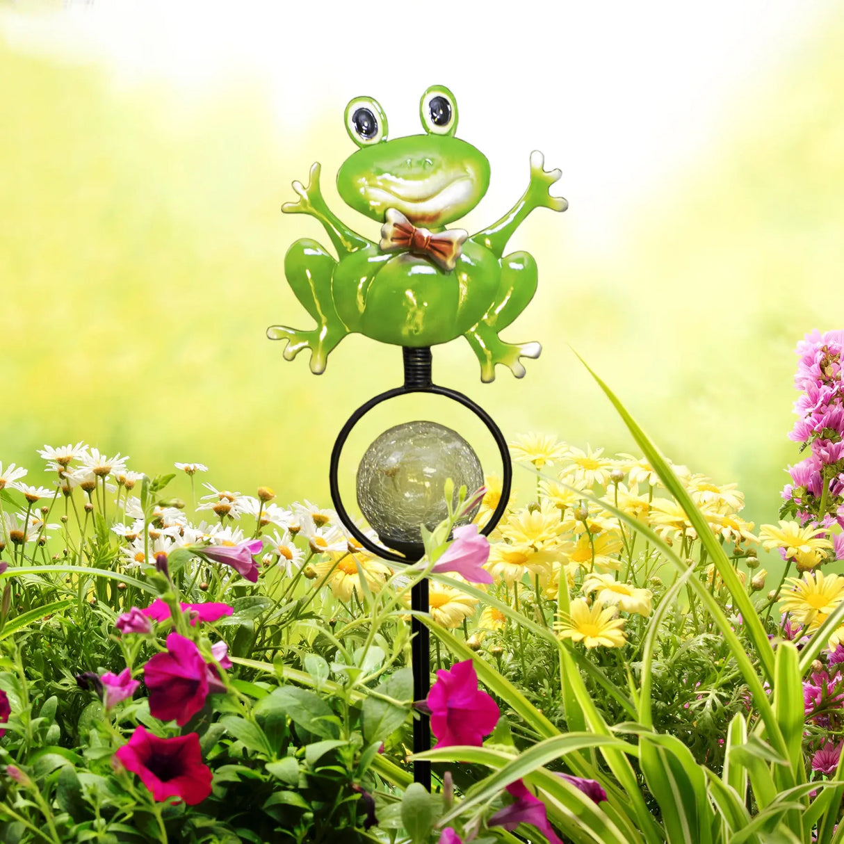 Frog Solar Garden Stake ShopFGI