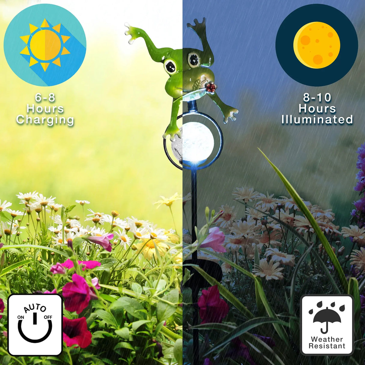 Frog Solar Garden Stake ShopFGI