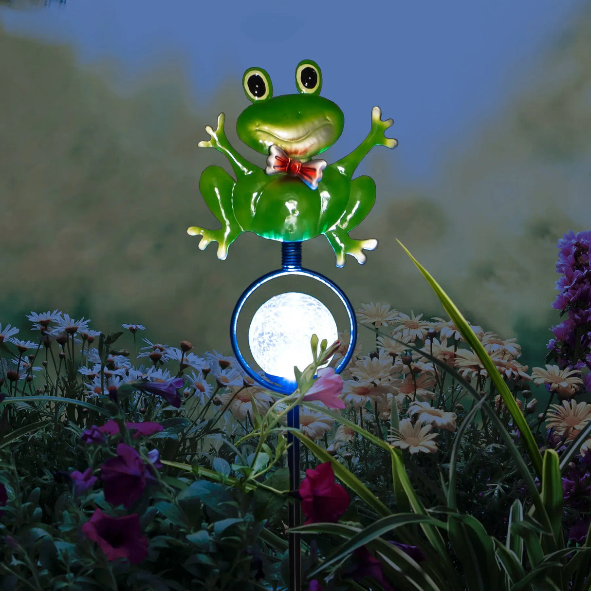Frog Solar Garden Stake ShopFGI