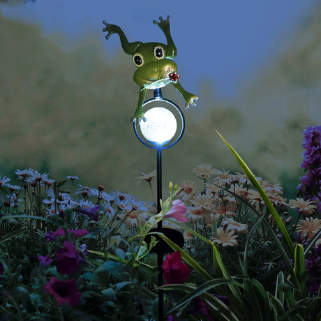 Frog Solar Garden Stake ShopFGI