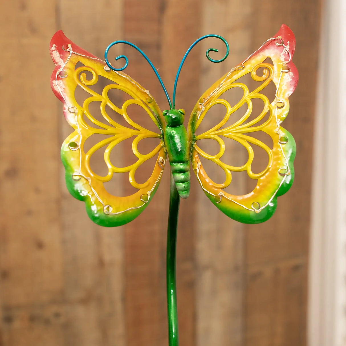 Kinetic Butterfly Solar Garden Stake Crosslight