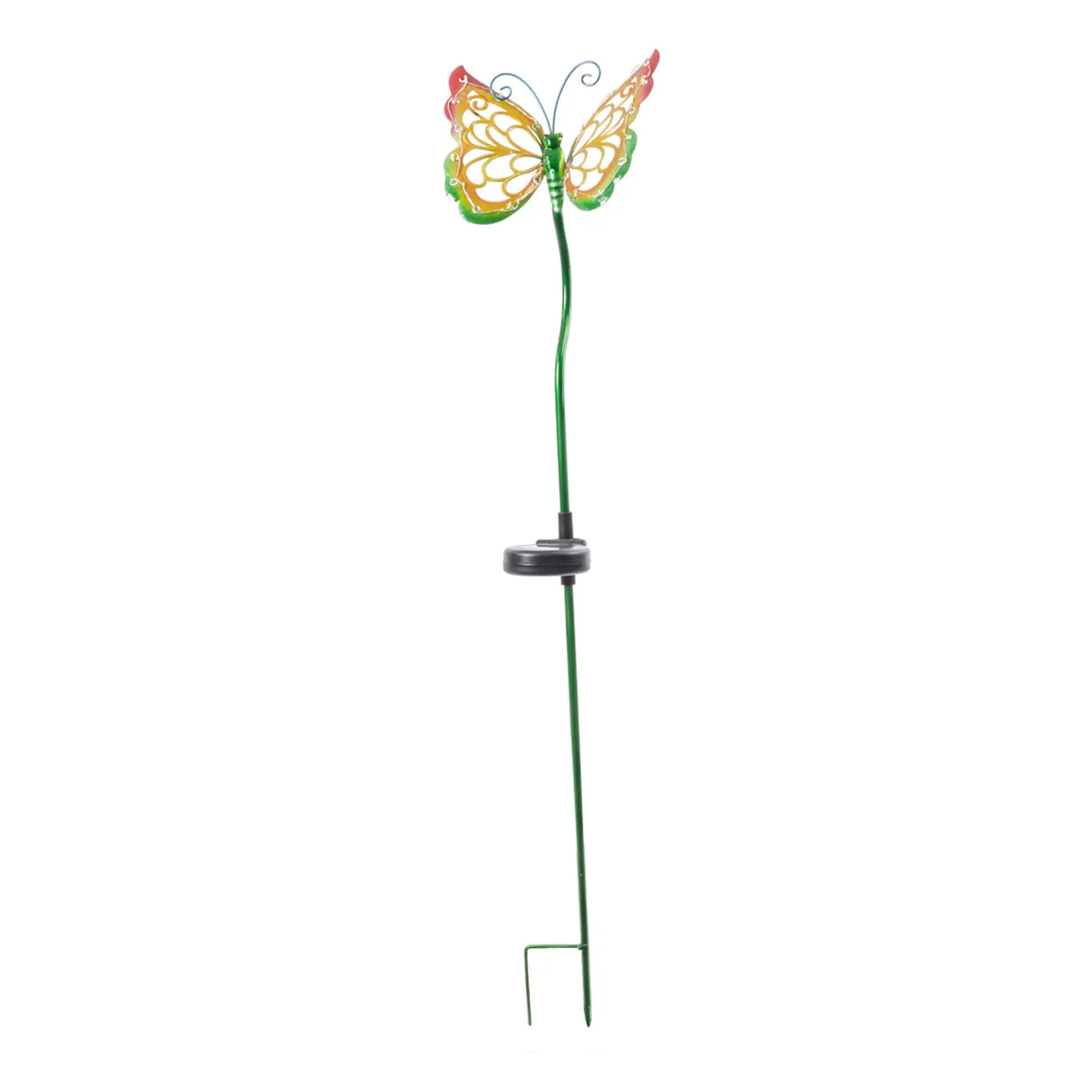 Kinetic Butterfly Solar Garden Stake Crosslight