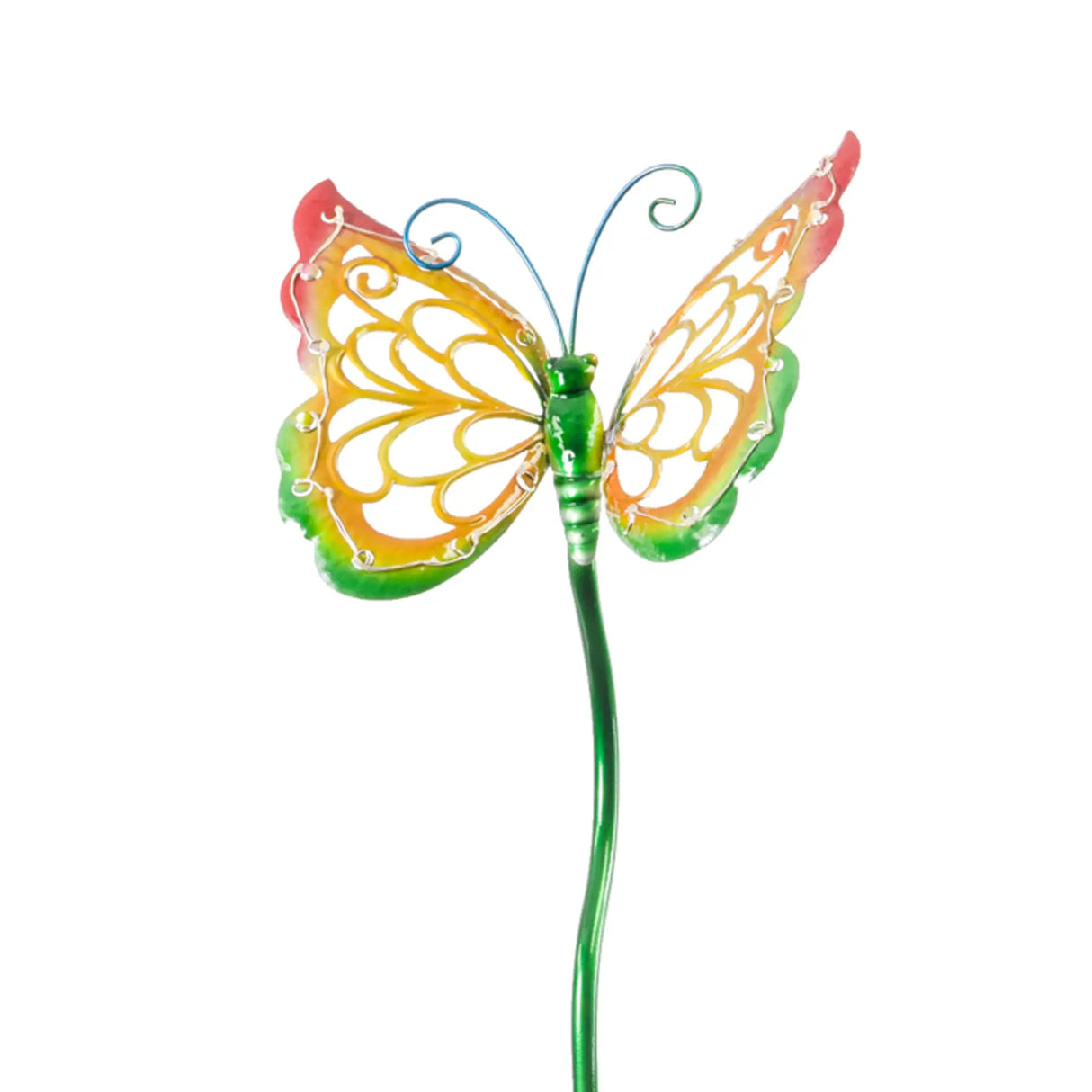 Kinetic Butterfly Solar Garden Stake Crosslight