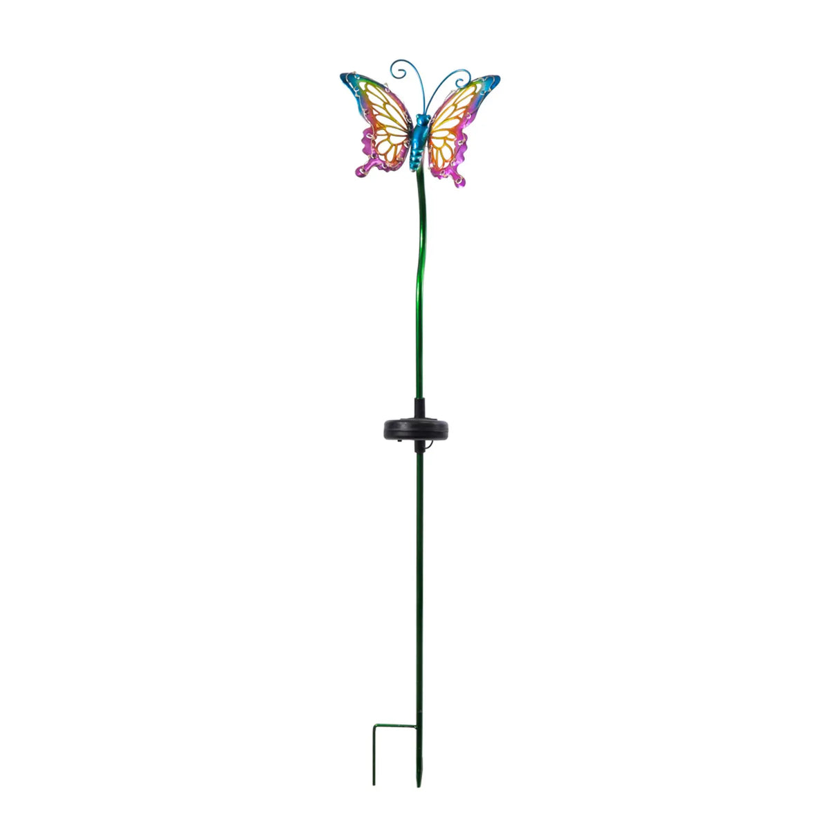 Kinetic Butterfly Solar Garden Stake Crosslight