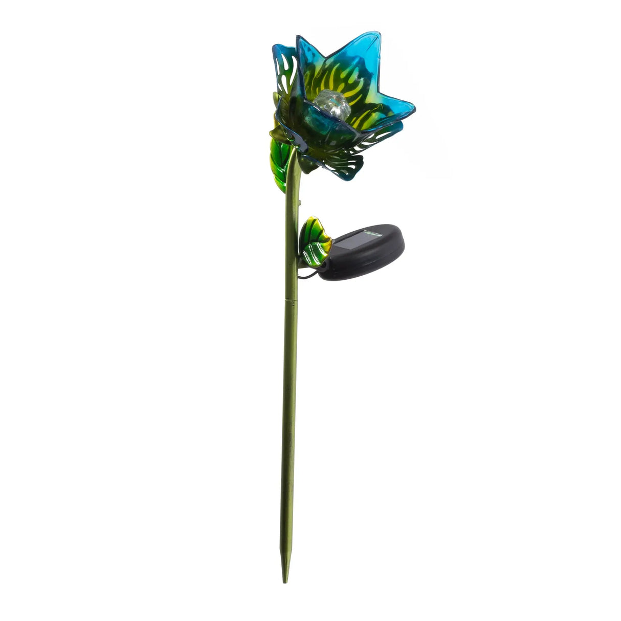 Flower Solar Garden Stake, Set of 1 Crosslight