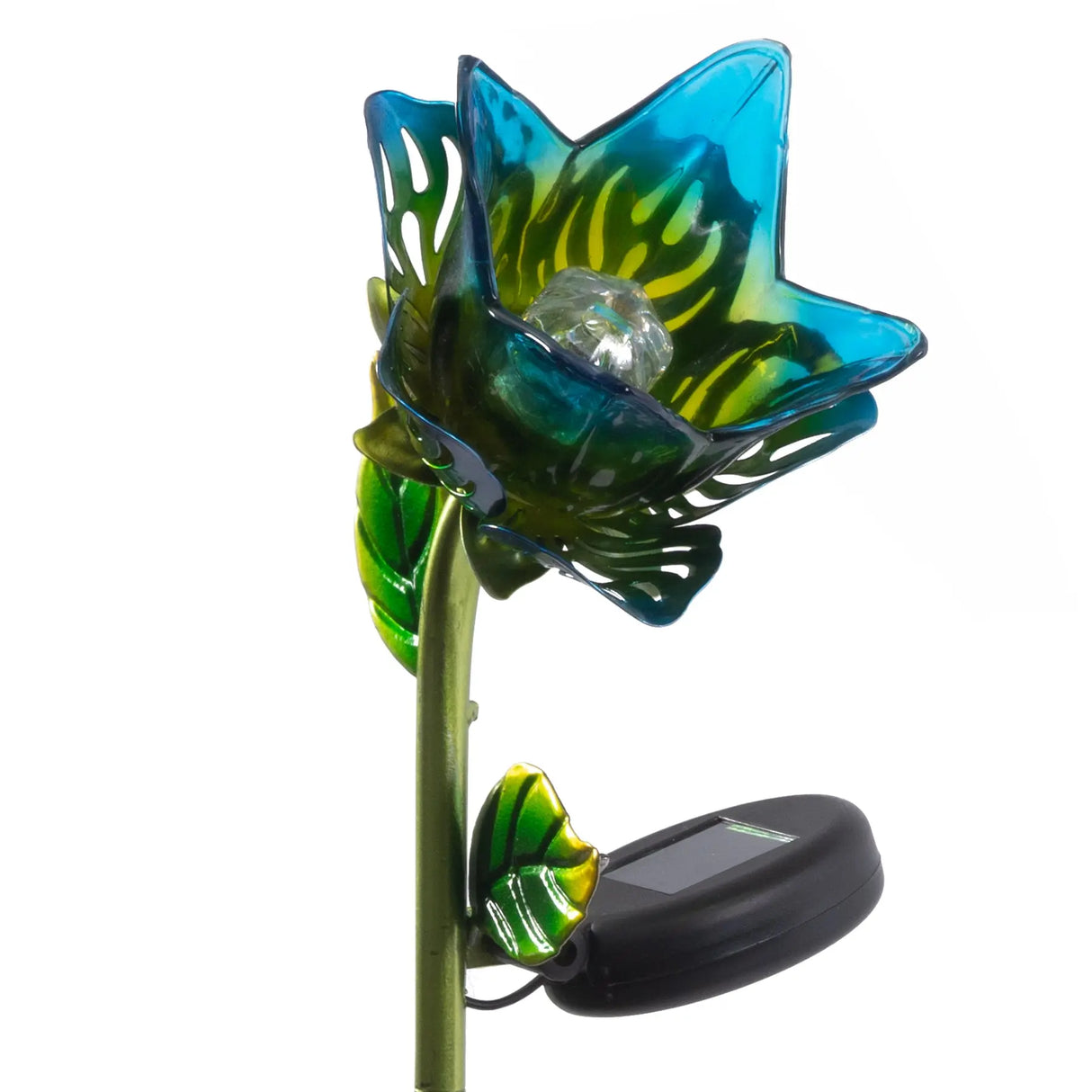 Flower Solar Garden Stake, Set of 1 Crosslight