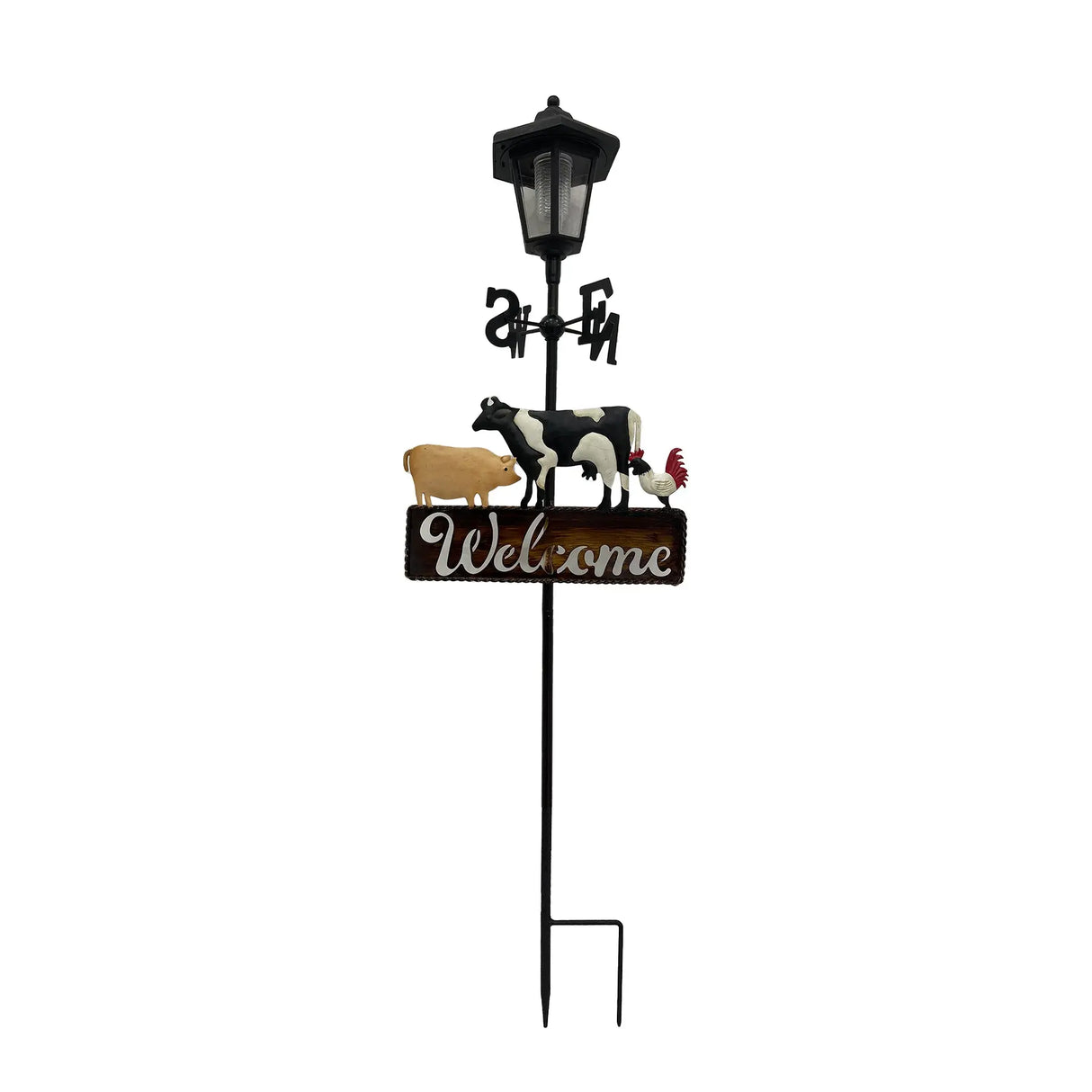 Farm Animal Weathervane Solar Stake Light ShopFGI