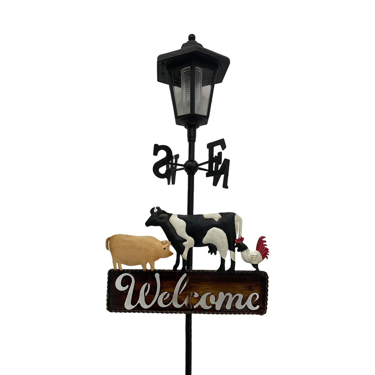Farm Animal Weathervane Solar Stake Light ShopFGI