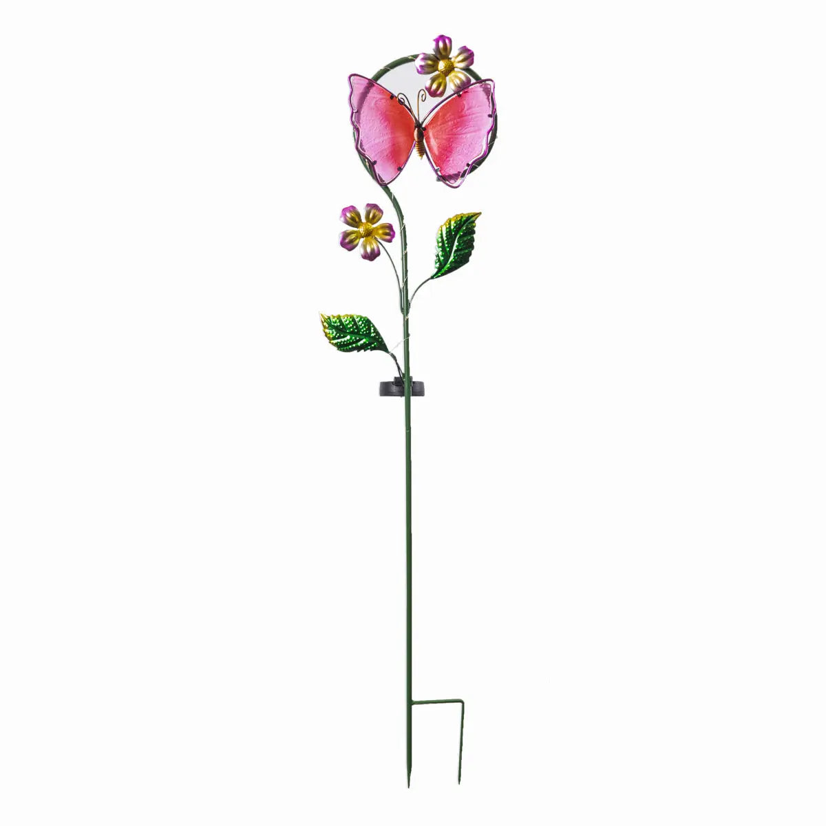 Hummingbird and Butterfly Solar Garden Stake Crosslight